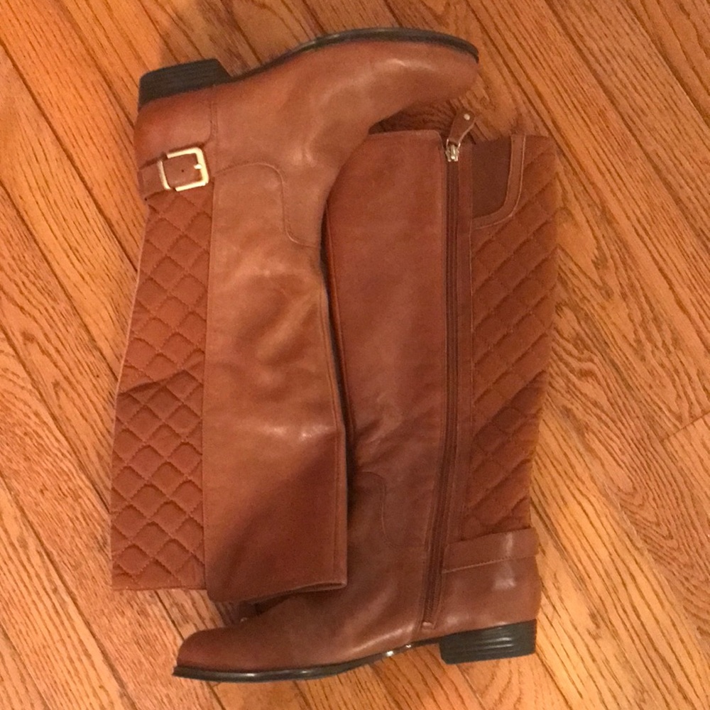 Isaac Mizrahi Live - Brown Riding Boots Size 8